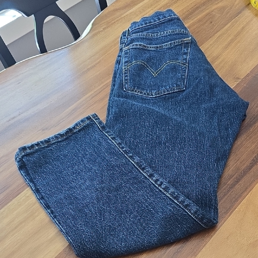 Levi's Women's Straight Leg Jeans - Dark Blue